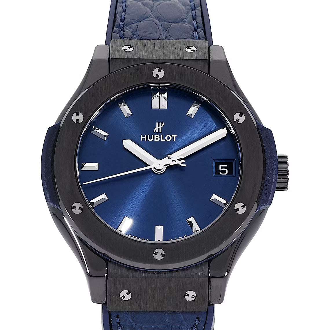 Hublot Classic Fusion Ceramica Blu 581.CM.7170.LR - Orologio di Lusso - EZY