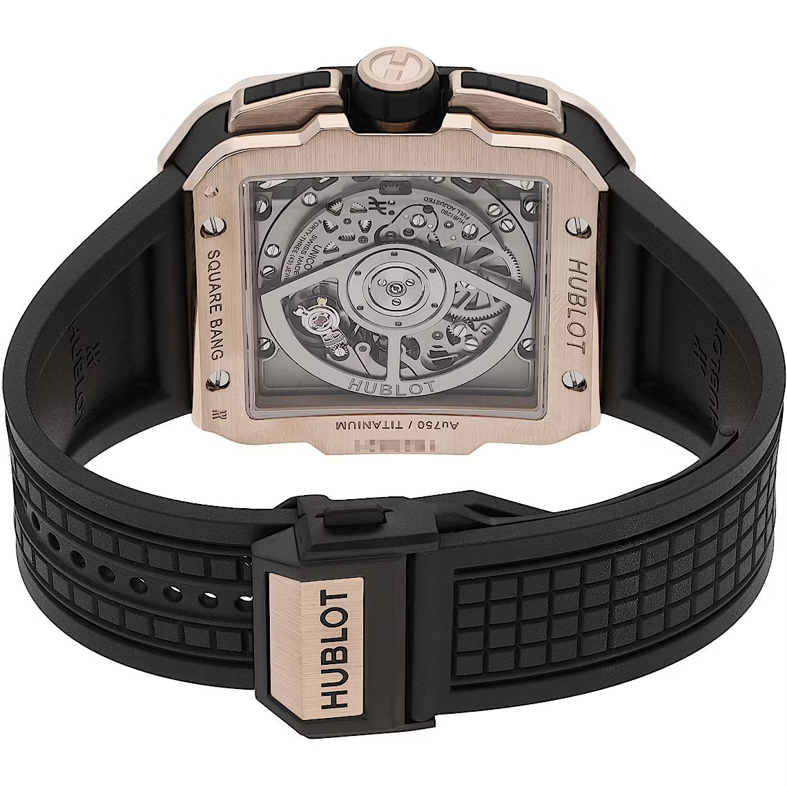 Hublot Square Bang Unico King Gold 821.OX.0180.RX - Orologio di Lusso in Oro Rosa - EZY