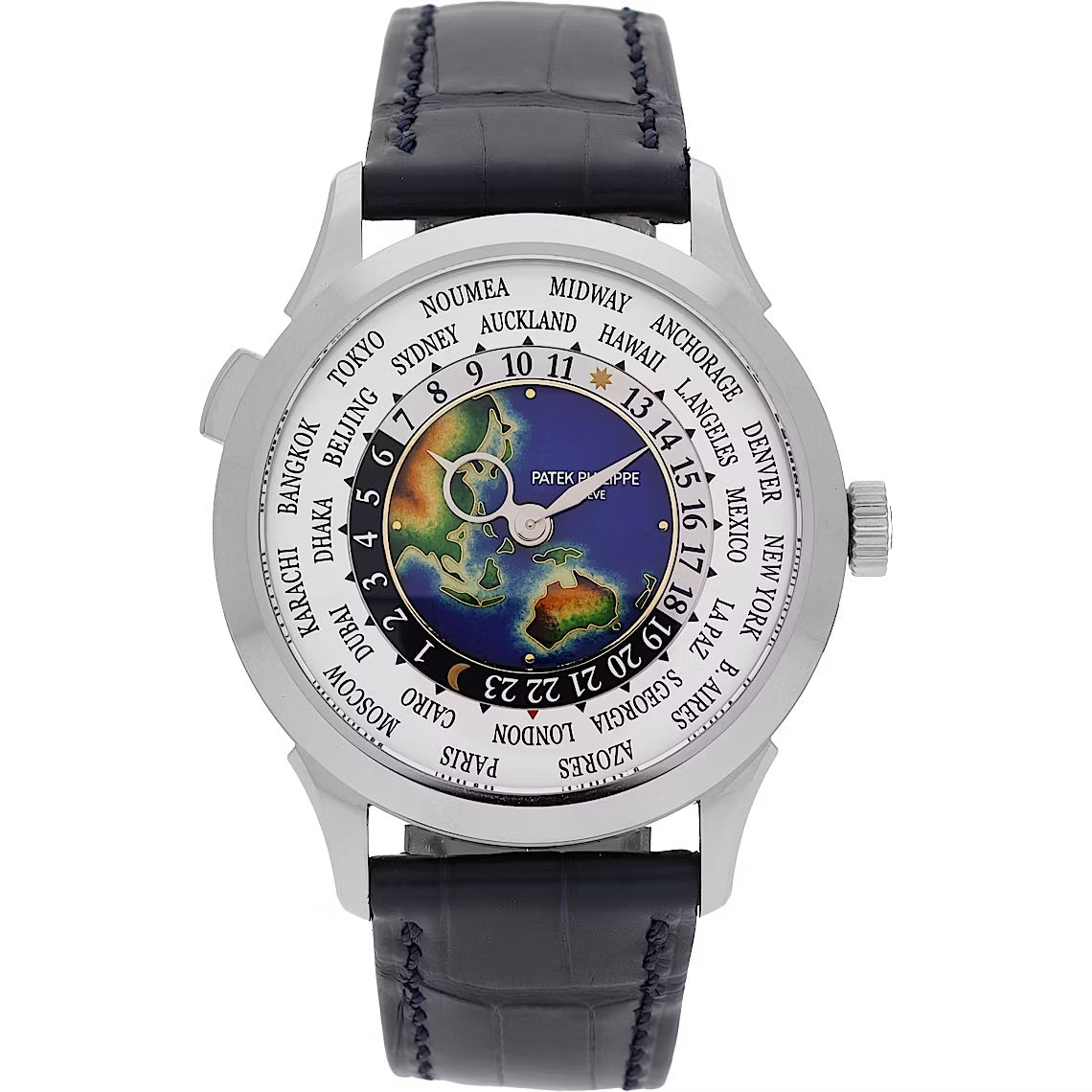 Patek Philippe 5231G-001 orologio World Time artigianale