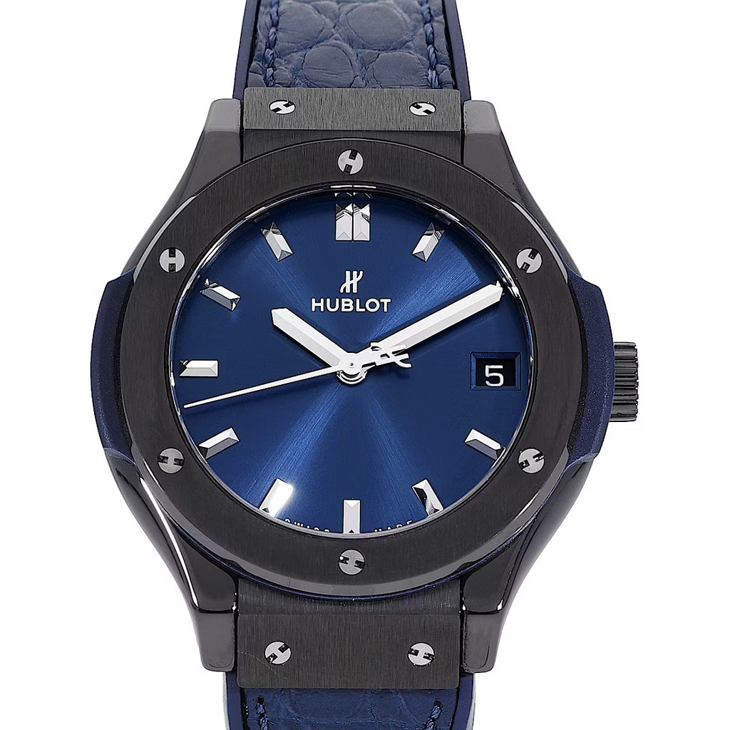 Hublot Classic Fusion Ceramica Blu 581.CM.7170.LR - Orologio di Lusso - EZY