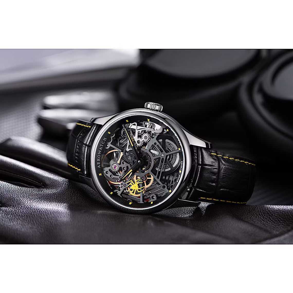 Aerowatch Renaissance Skeleton Spider ref.A 50981 AA22 Aerowatch Renaissance Skeleton Spider ref.A 50981 AA22