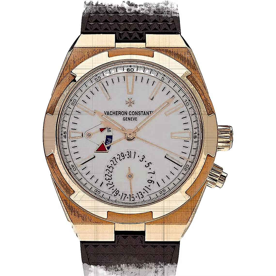 Vacheron Constantin Overseas Dual Time 7900V/000R-B336: Orologio di Lusso con Funzione Dual Time